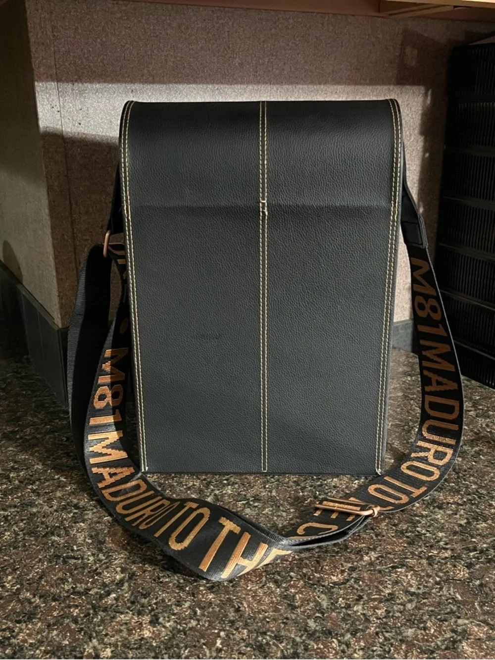 Blackened Men's Black Liquor and Cigar Bag